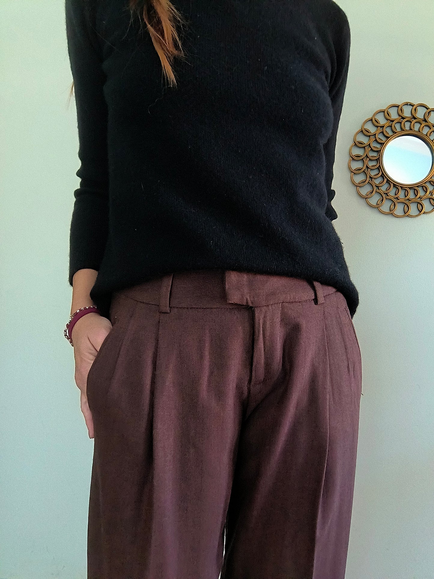 Pantalone marrone Max Mara tg M