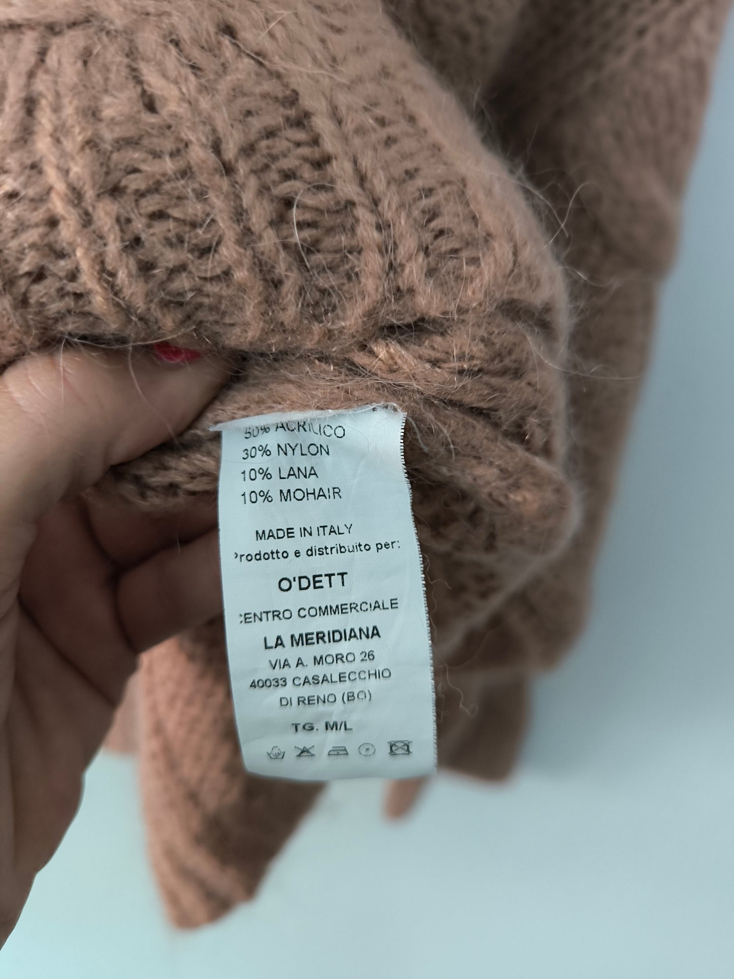 Maglione O'Dett rosa antico tg M/L