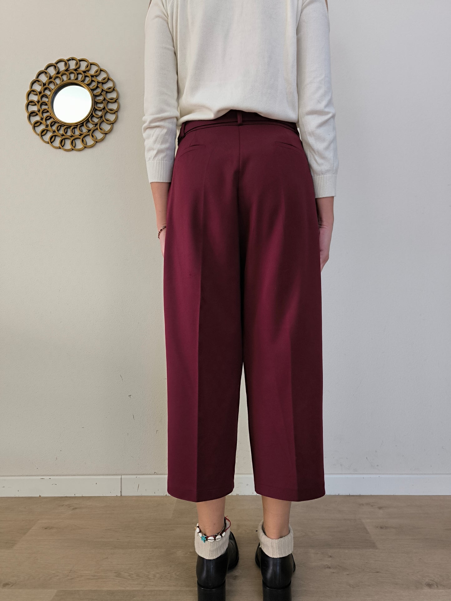 So Allure pantalone borgogna tg M