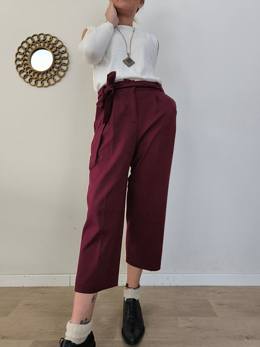 So Allure pantalone borgogna tg M