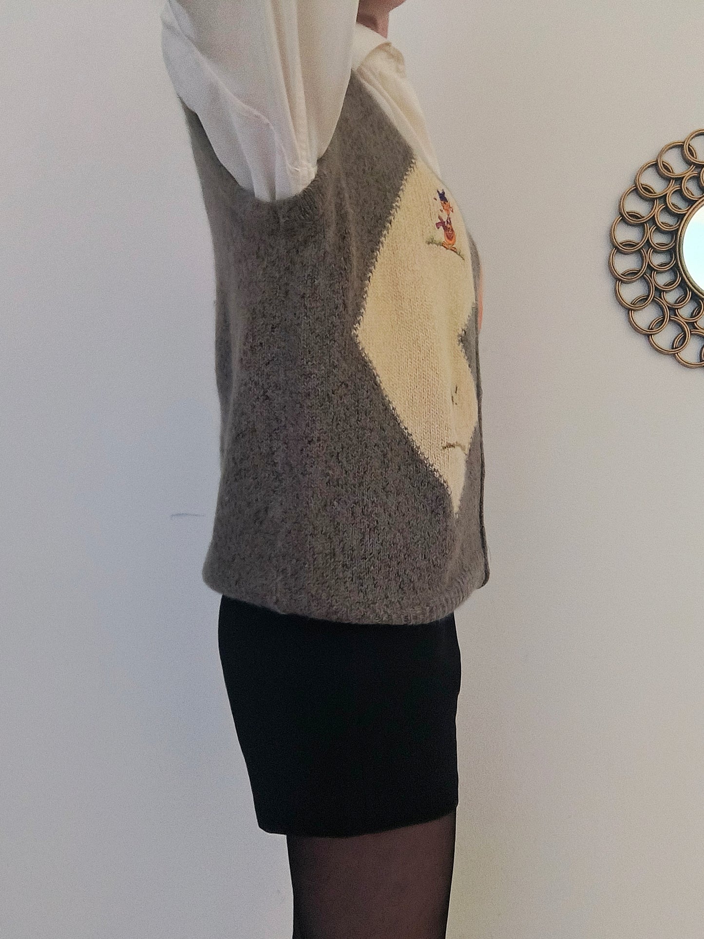 Gilet Laura Biagiotti vintage ricamato