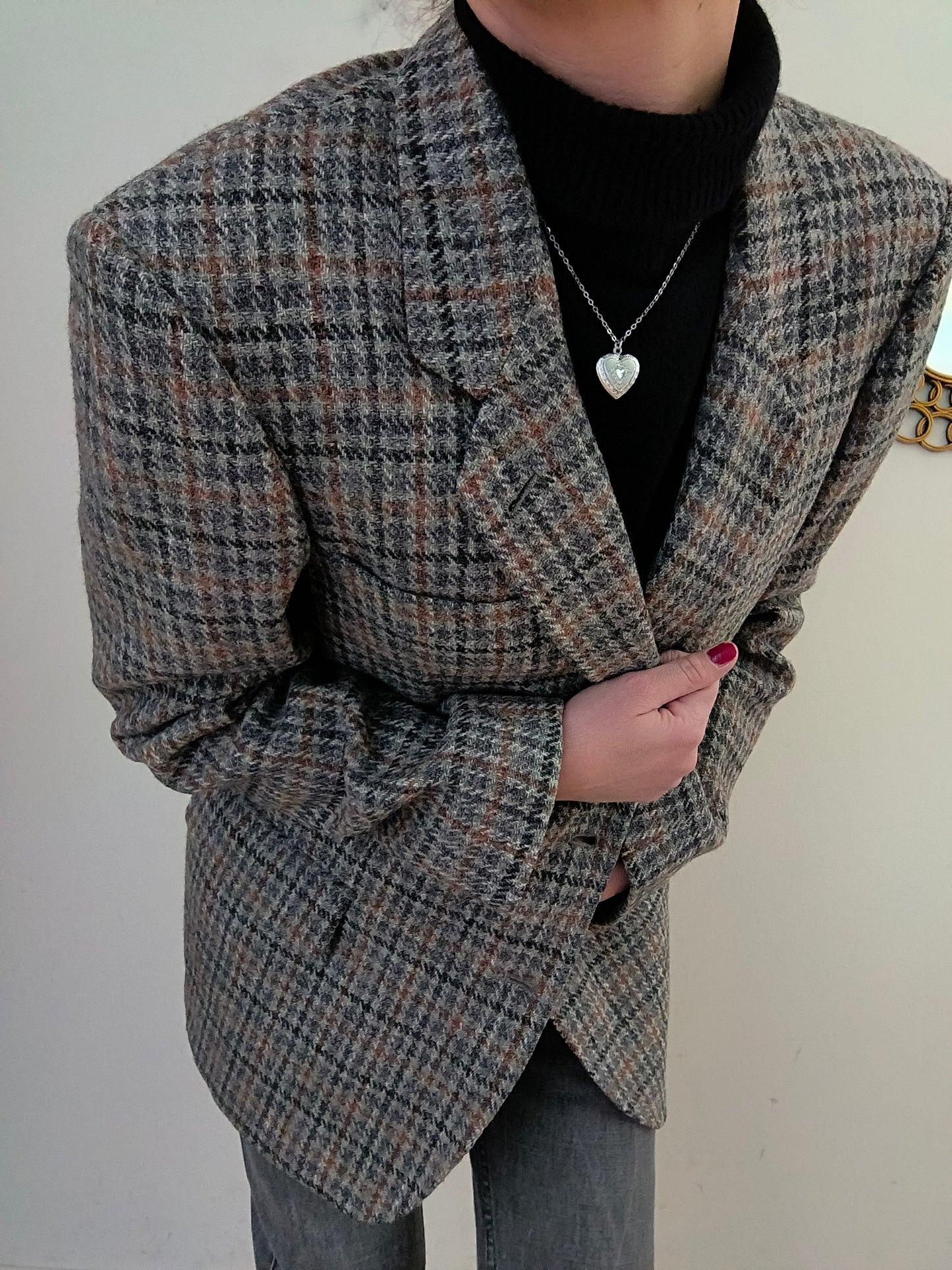 Blazer Harris Tweed in pura Lana