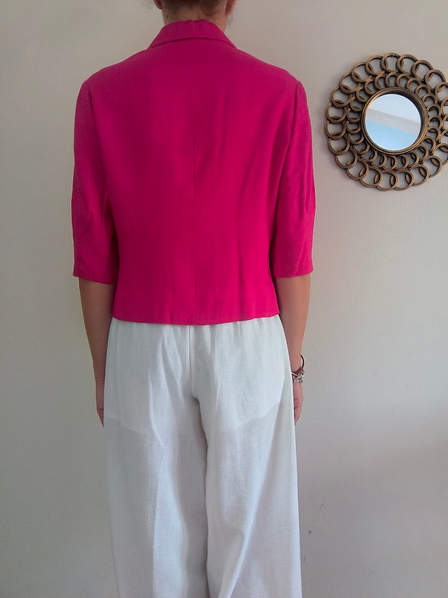 Blazer anni 60 fucsia