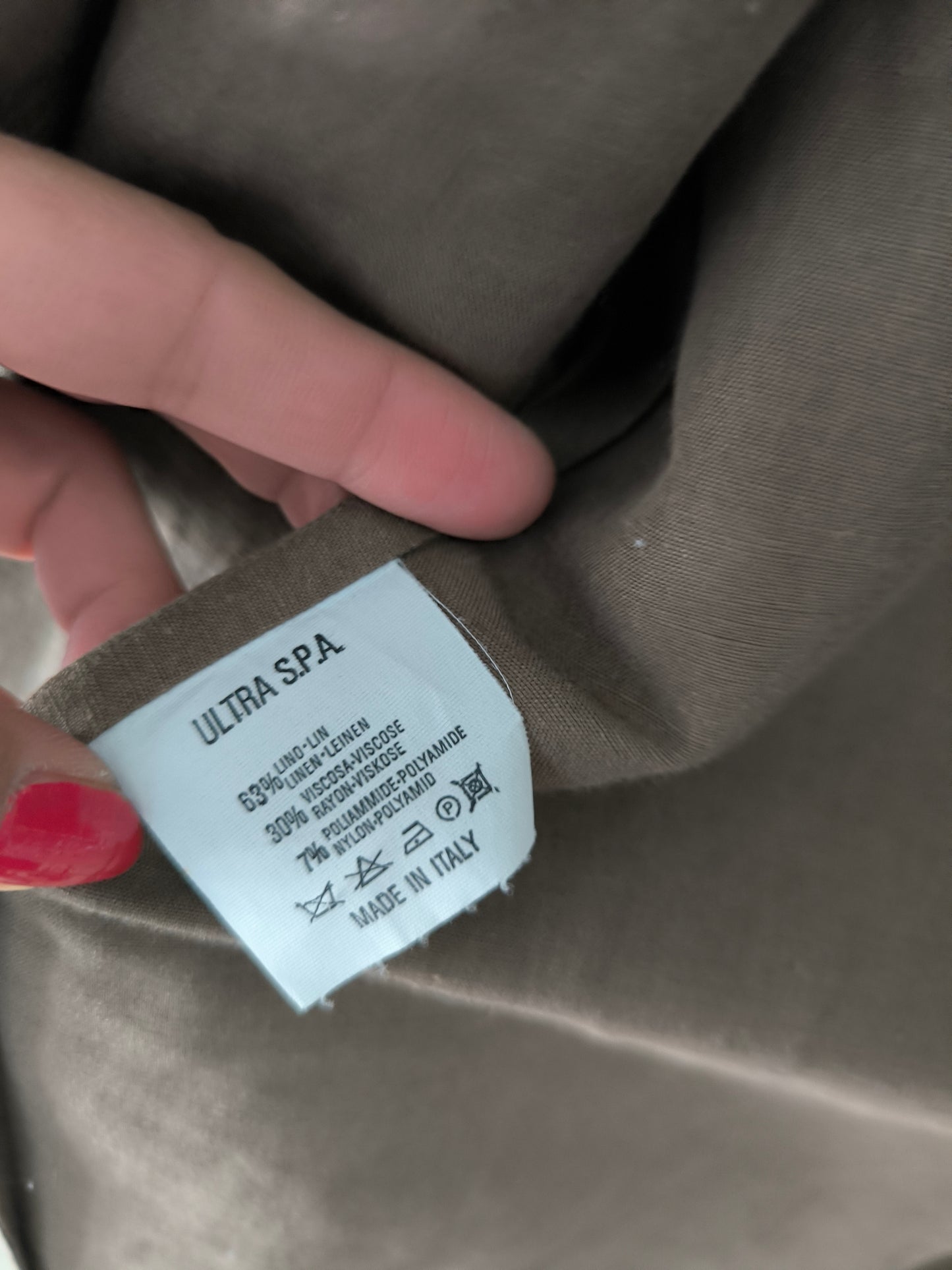 Blazer in lino Manuel Ritz Pipo