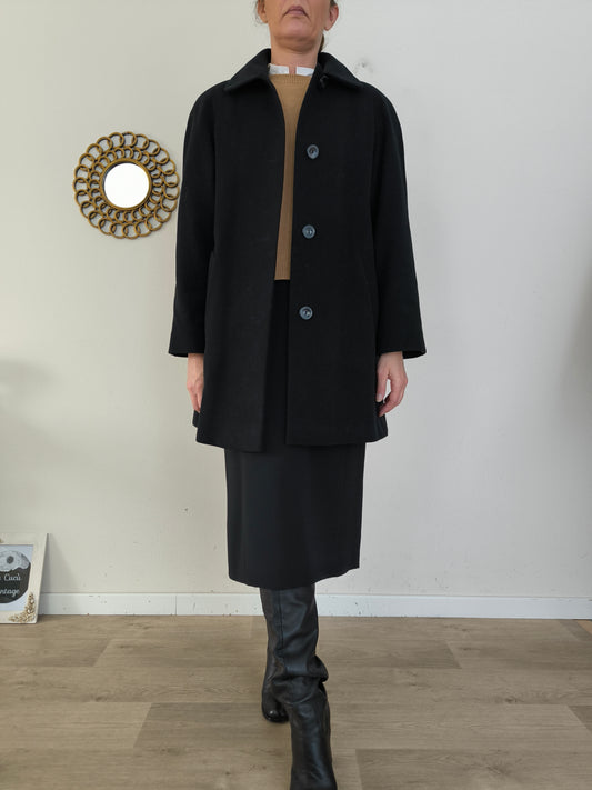 Cappotto nero in lana Marks&Spencer