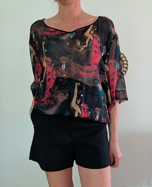 Blusa seta Mariella Burani