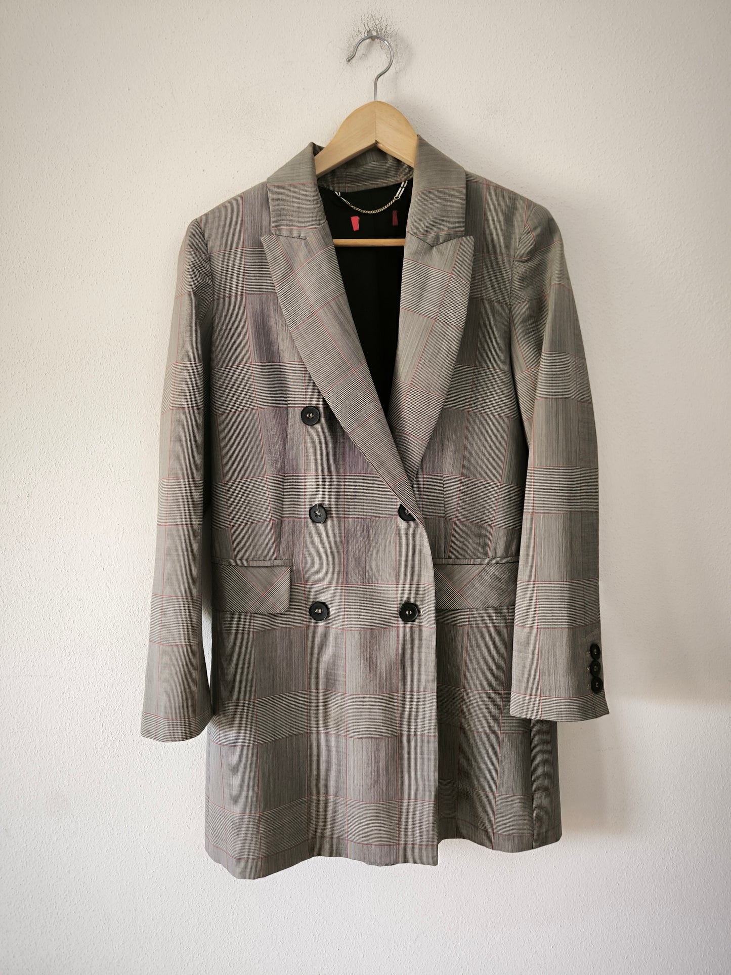 Blazer doppiopetto in Principe di Galles Max Mara