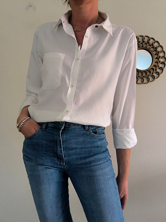 Camicia cotone bianco Blocco 11