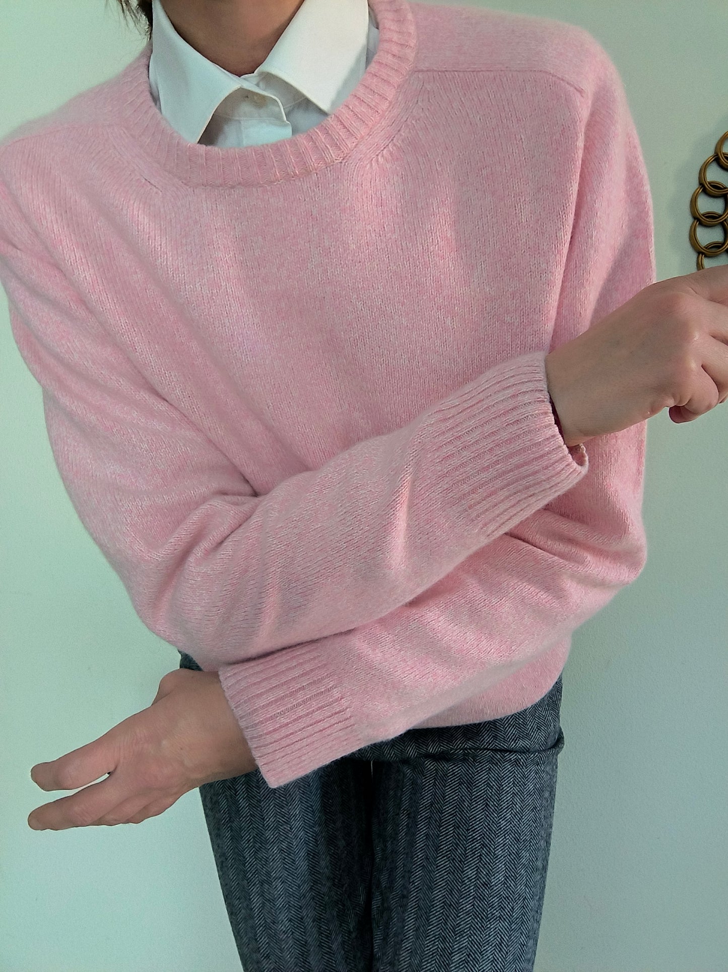 Maglione rosa Borgo Alto