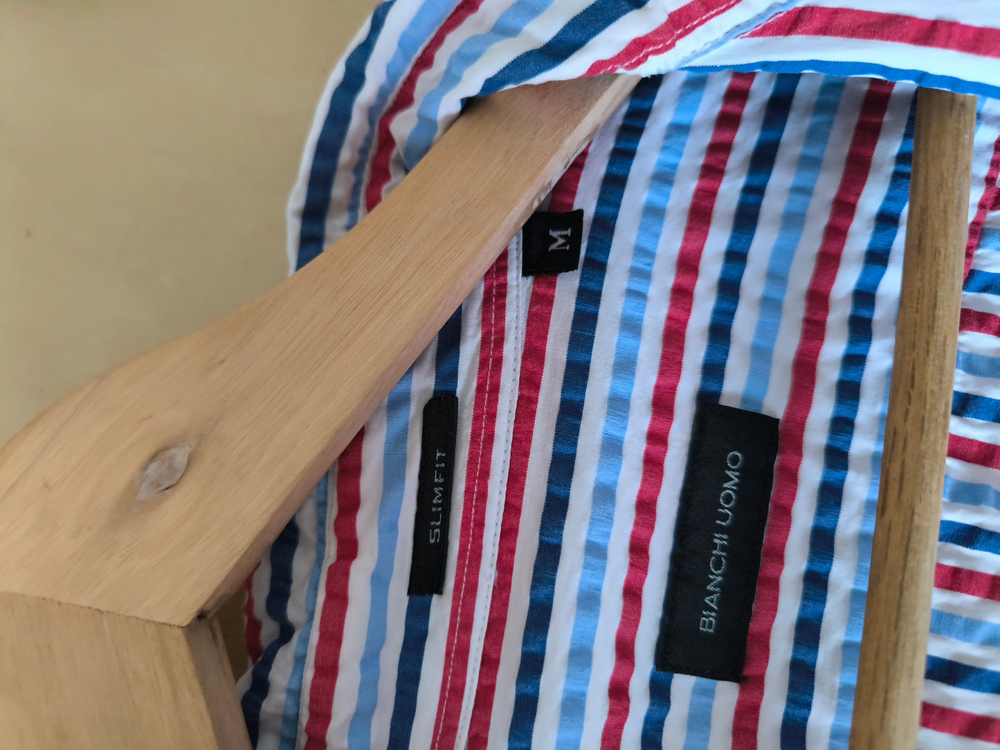 Camicia rigata Bianchi