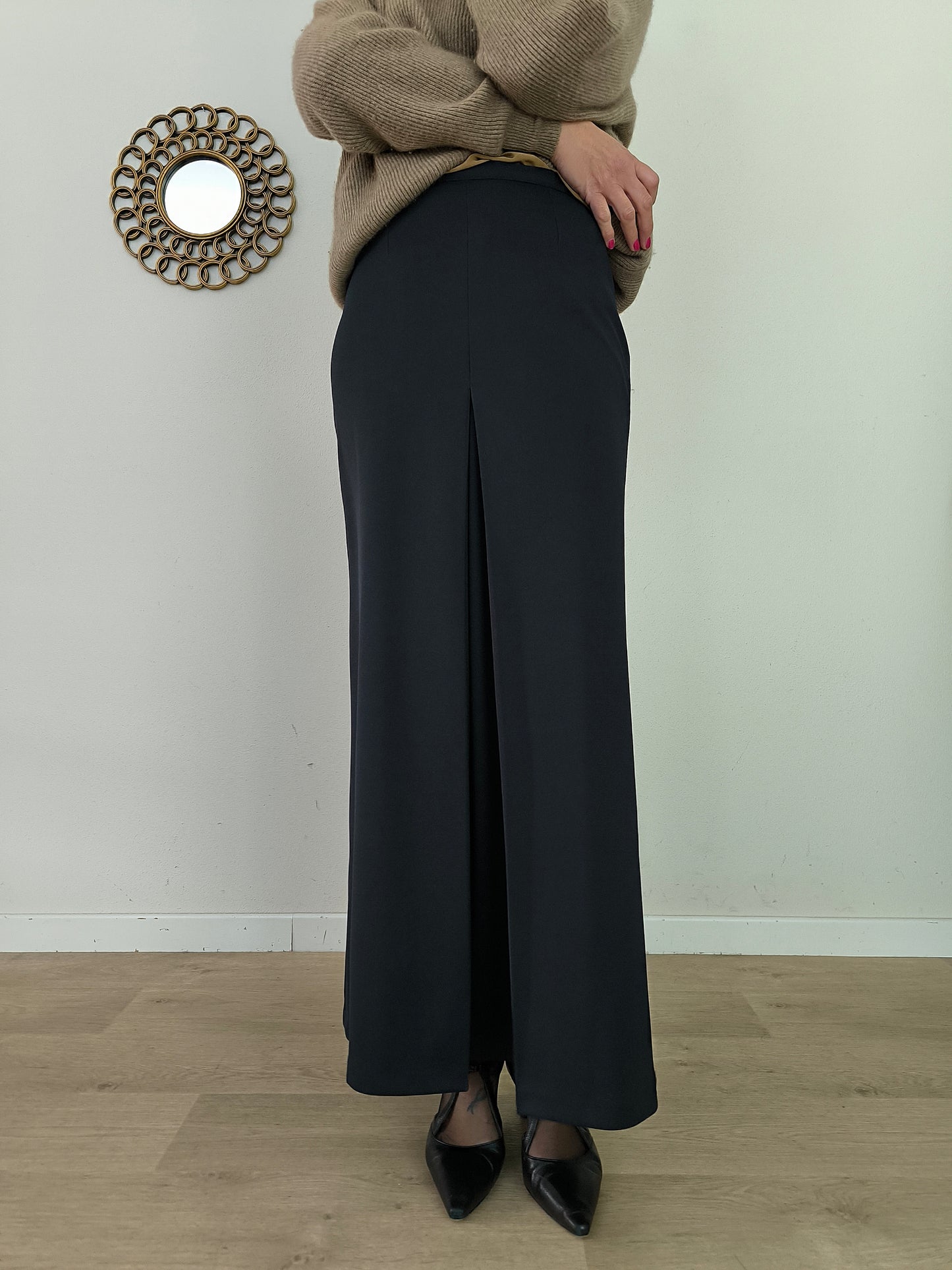 Gonna vintage nera I Gabbiani tg M