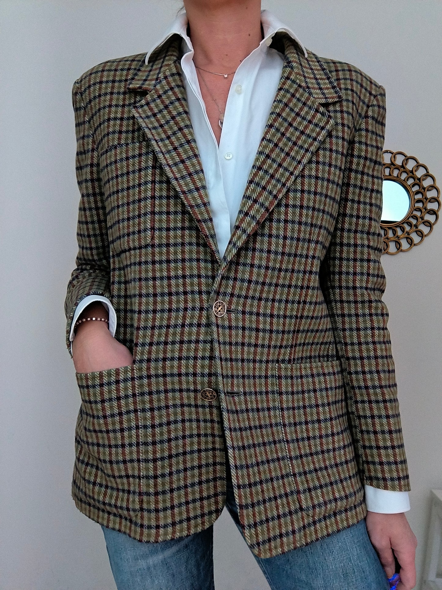 Blazer Fendi in lana tg 44