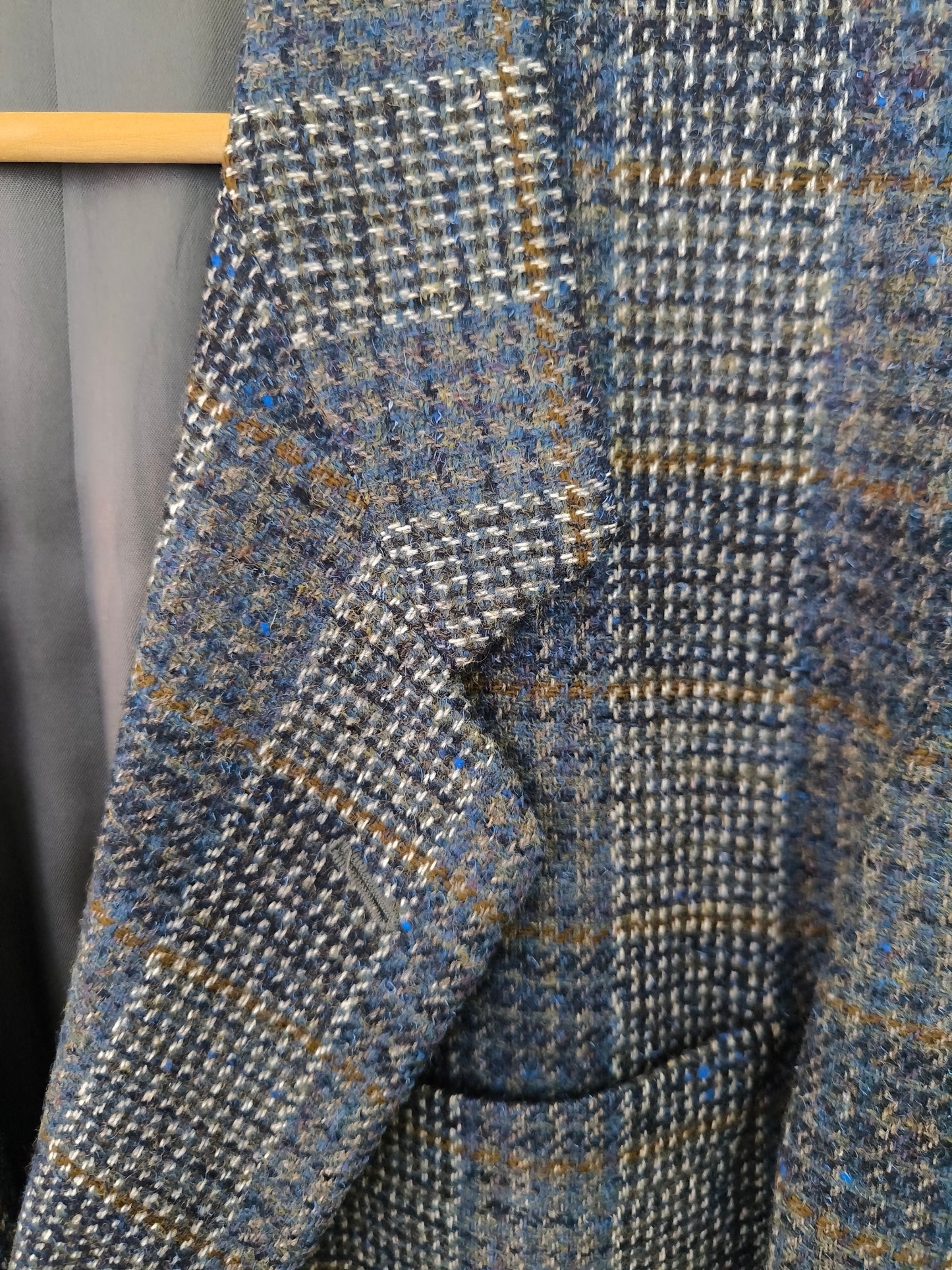 Blazer in tweed pura lana