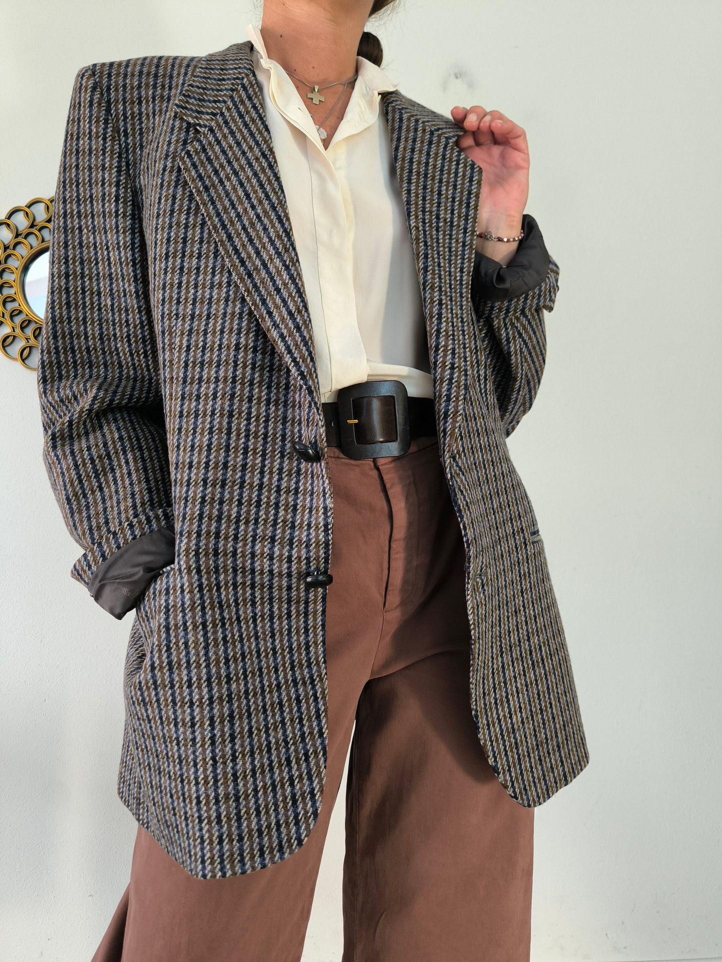 Blazer Trussardi in lana e alpaca tg 58