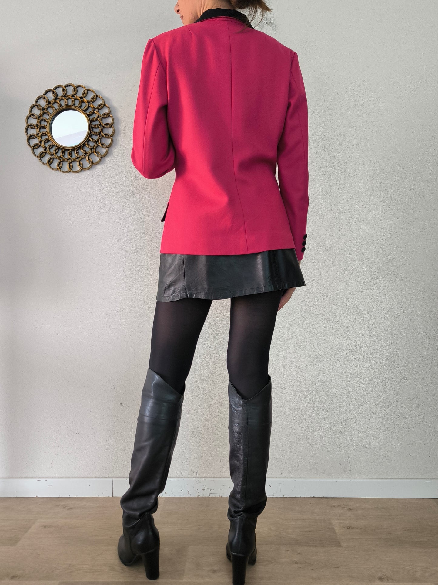 Blazer vintage sartoriale rosa