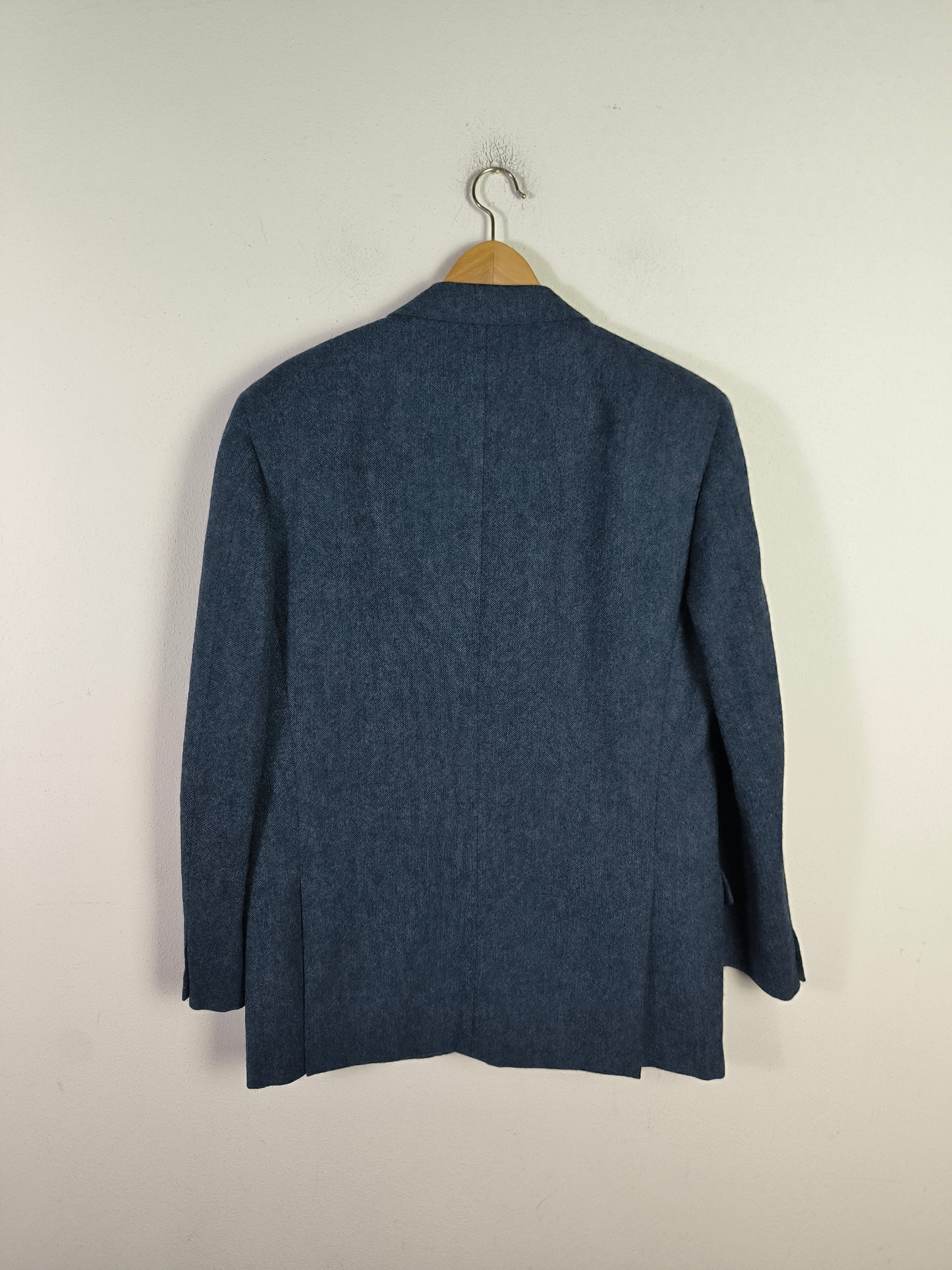 Blazer blu in Yorkshire tweed tg XL