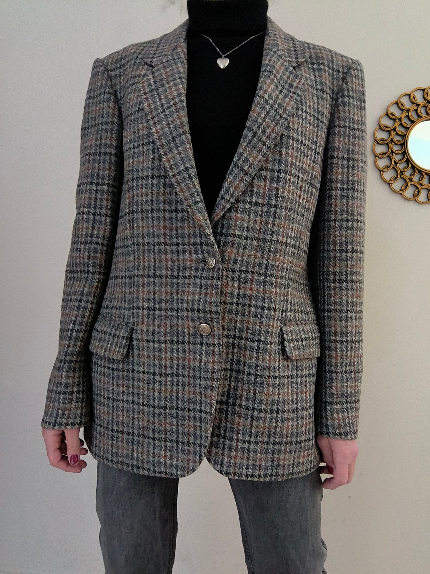 Blazer Harris Tweed in pura Lana