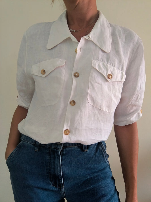 Camicia puro lino irlandese Blarney