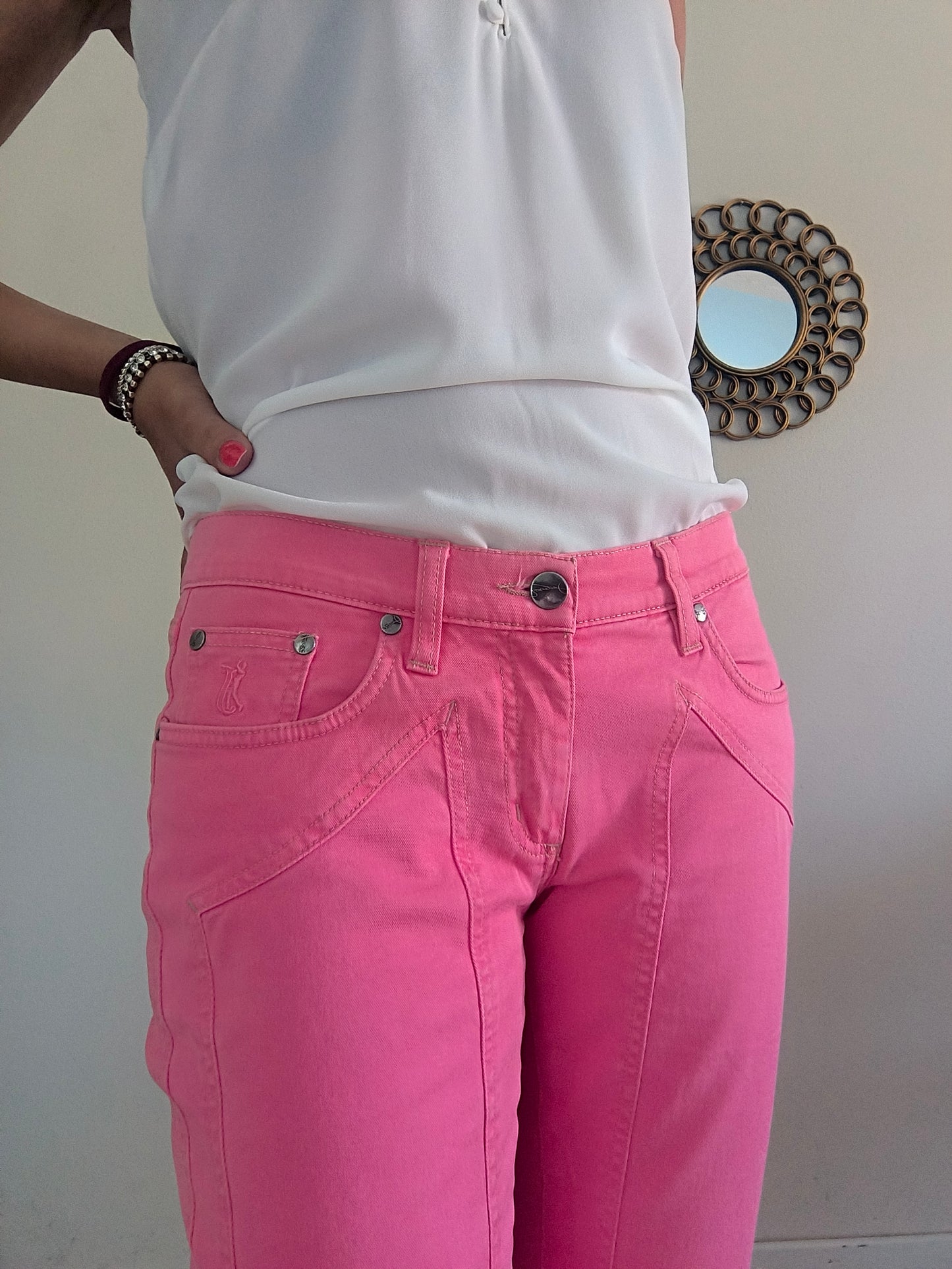 Jeckerson pantalone rosa
