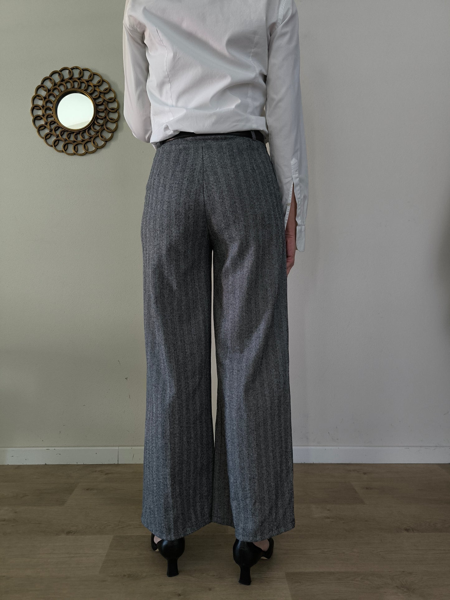 Pantapalazzo grigio spinato tg S