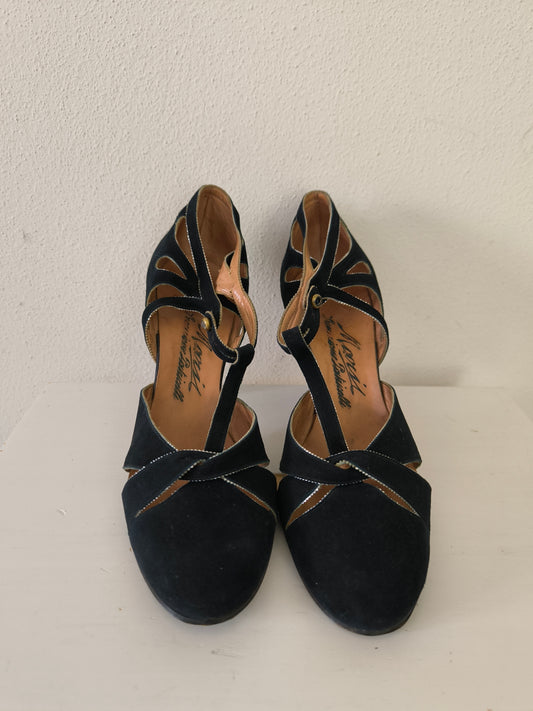 Scarpe anni 50 scamosciate n. 49