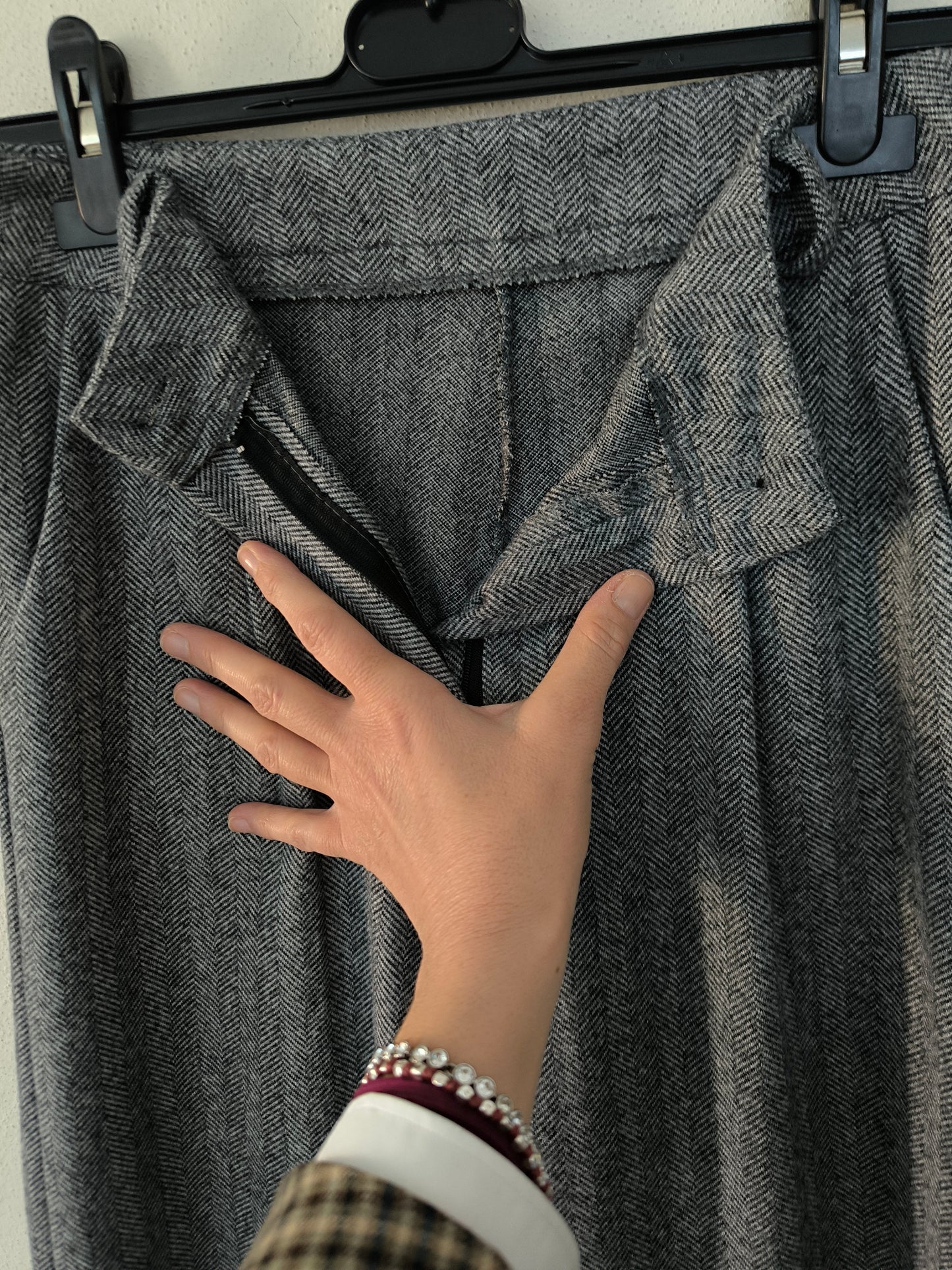 Pantapalazzo grigio spinato tg S