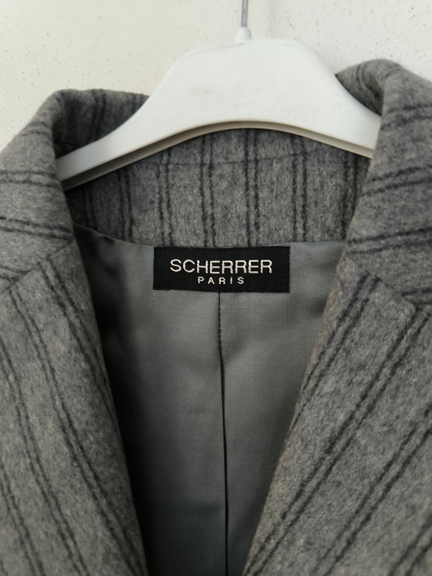 Blazer Jean Louis Scherrer grigio gessato