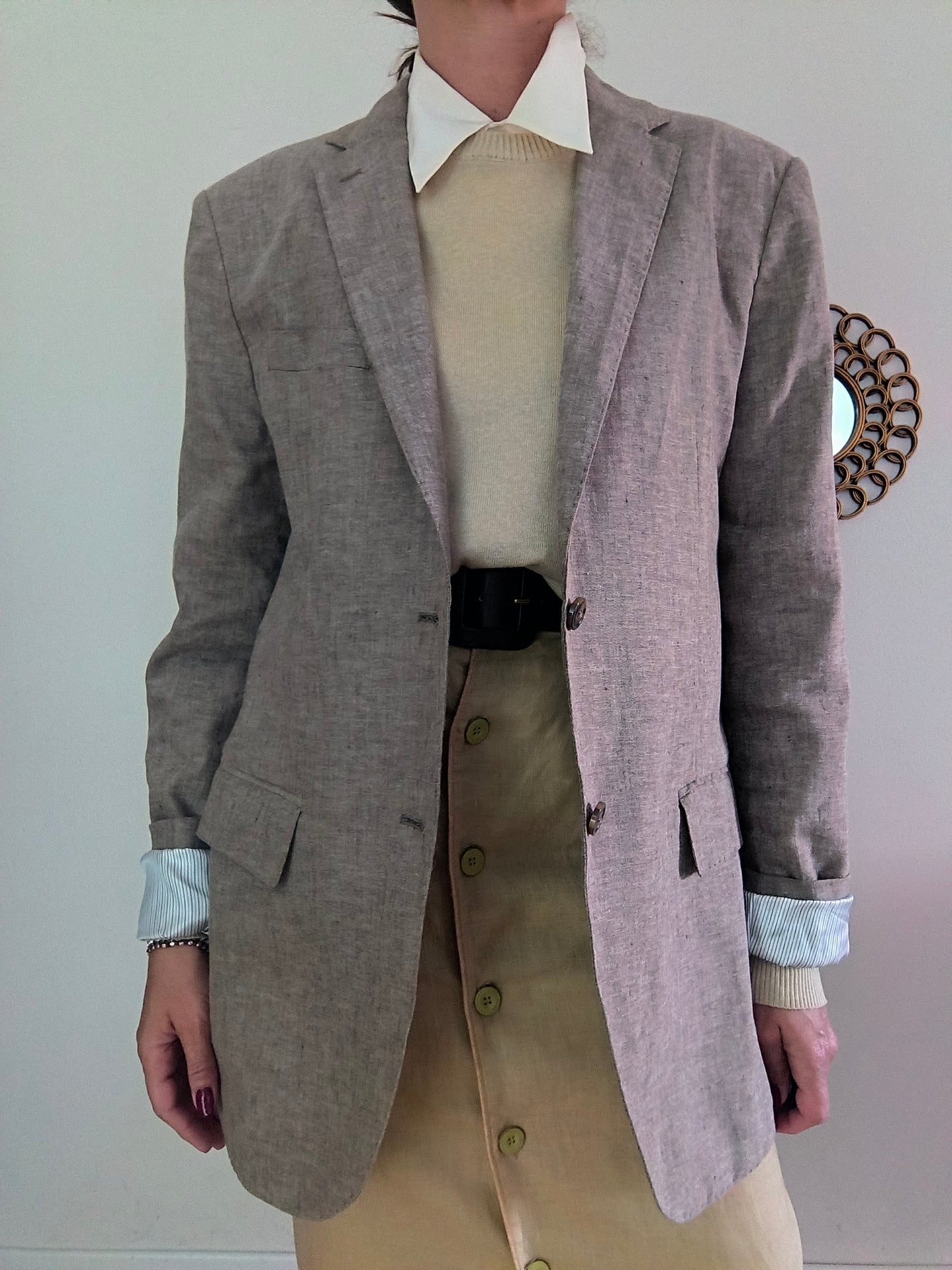 Rumford Venezia blazer unisex cotone e lino