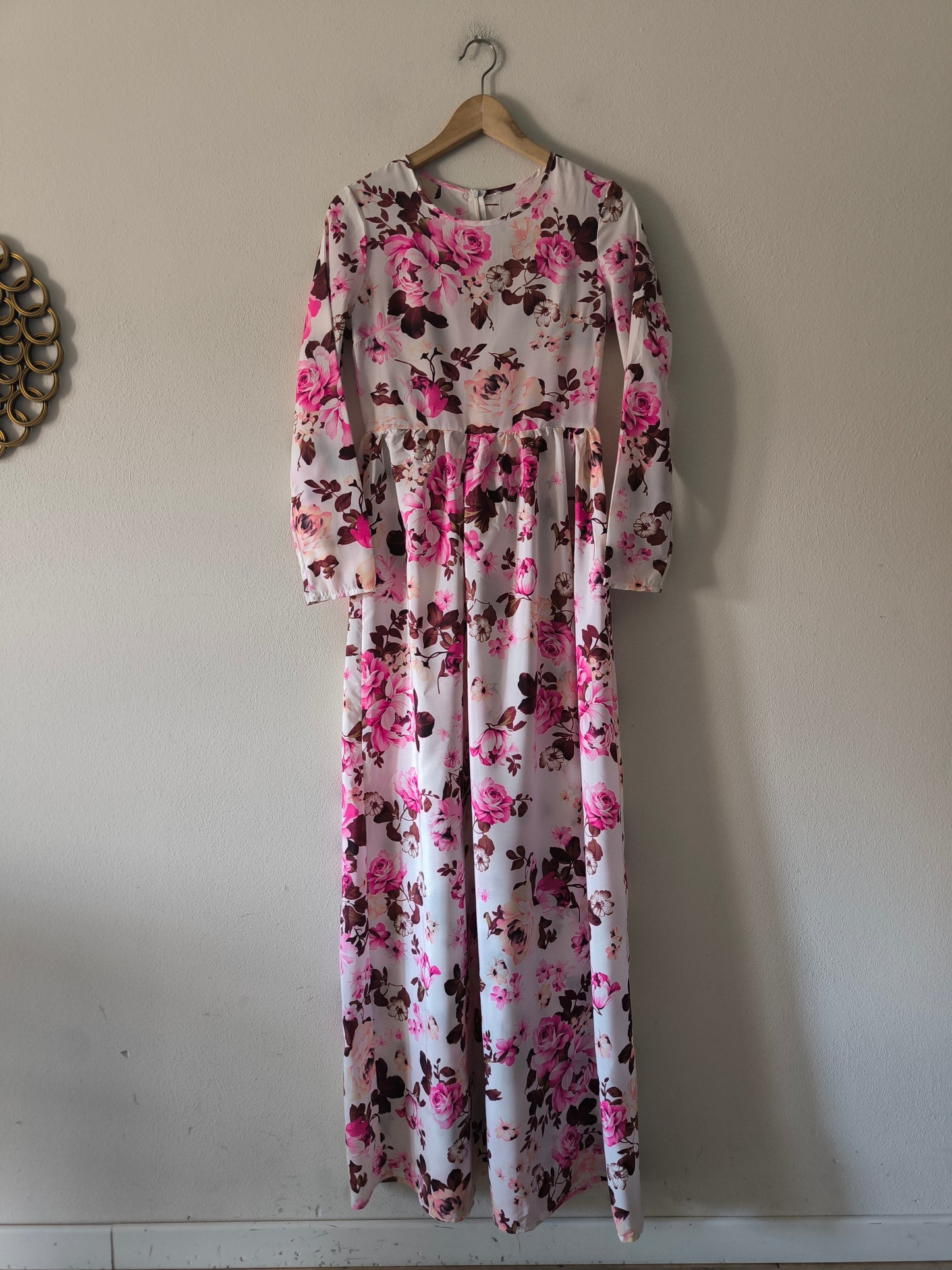 Abito lungo vintage floreale