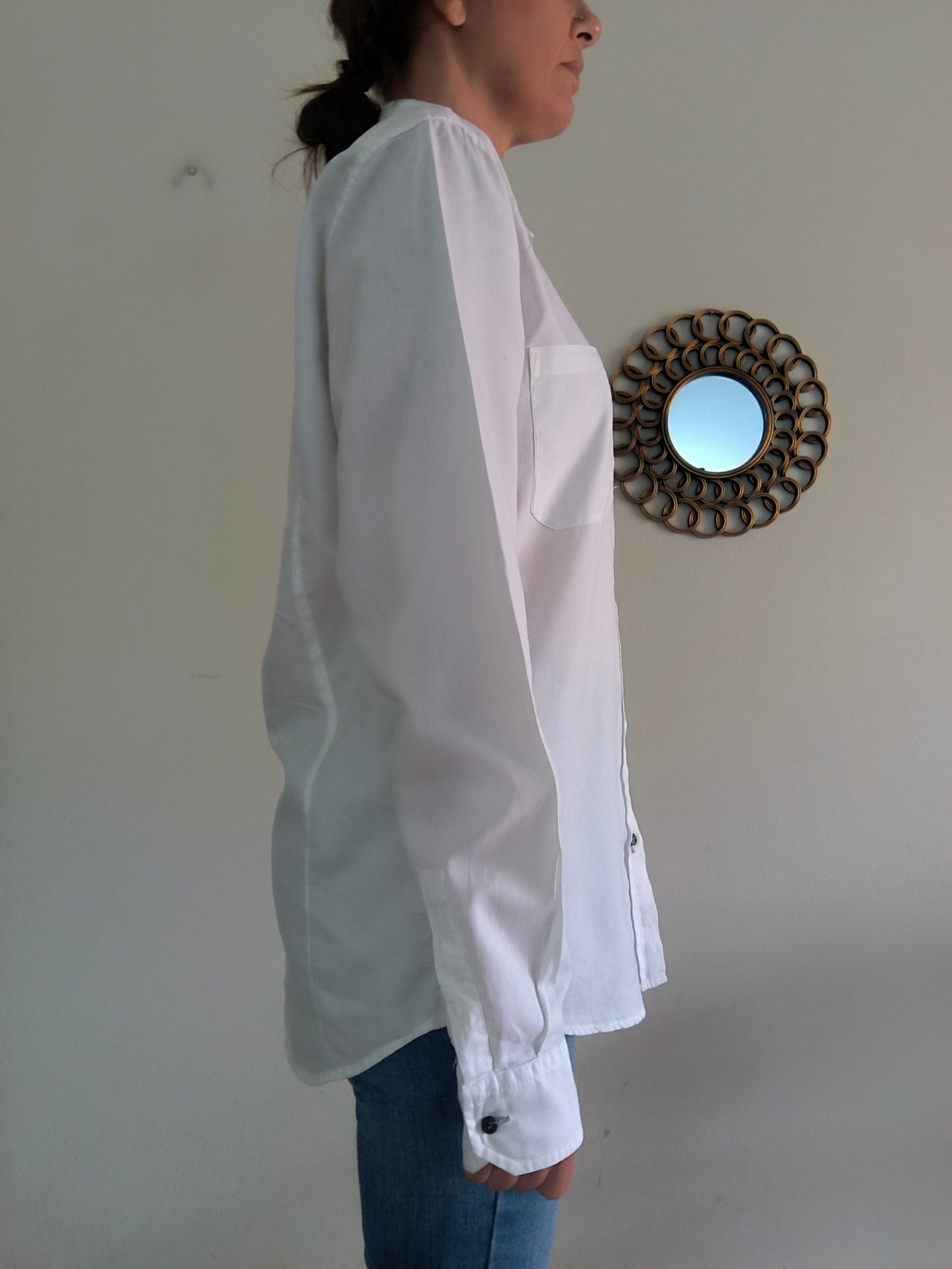 Camicia cotone bianco Blocco 11