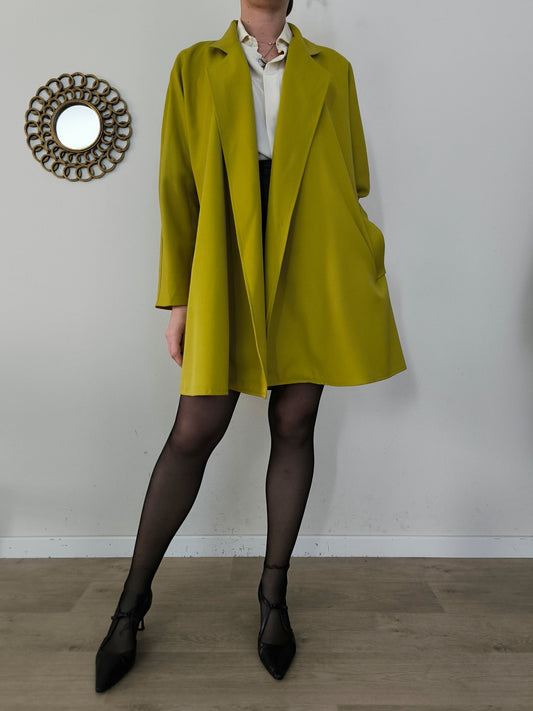 Spolverino vintage in lana Tg U